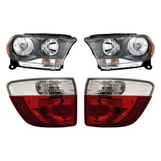 Replacement - 4-Piece Kit (Driver and Passenger Side Headlights, Driver and Passenger Side Outer Tail Lights)