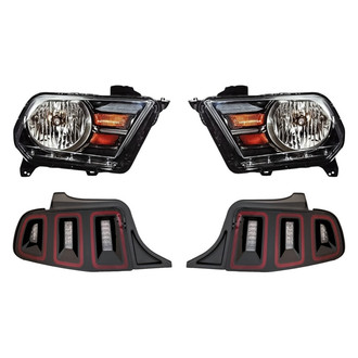 Replacement BNDL-277645 - 4-Piece Kit (Driver and Passenger Side Headlights, Driver and Passenger Side Tail Lights)