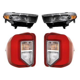 Replacement - 4-Piece Kit (Driver and Passenger Side Headlights, Driver and Passenger Side Tail Lights)