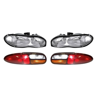 Replacement - 4-Piece Kit (Driver and Passenger Side Headlights, Driver and Passenger Side Tail Lights)