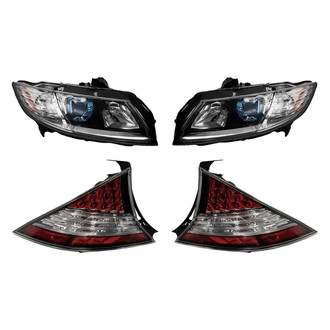 Replacement - 4-Piece Kit (Driver and Passenger Side Headlights, Driver and Passenger Side Tail Lights)