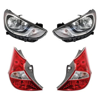 Replacement - 4-Piece Kit (Driver and Passenger Side Headlights, Driver and Passenger Side Tail Lights)