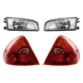 Replacement - 4-Piece Kit (Driver and Passenger Side Headlights, Driver and Passenger Side Tail Lights)
