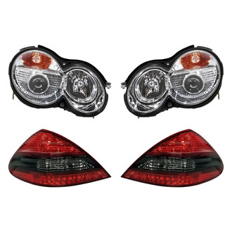 Replacement - 4-Piece Kit (Driver and Passenger Side Headlights, Driver and Passenger Side Tail Lights)