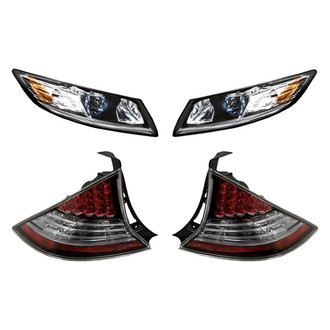 Replacement - 4-Piece Kit (Driver and Passenger Side Headlights, Driver and Passenger Side Tail Lights)