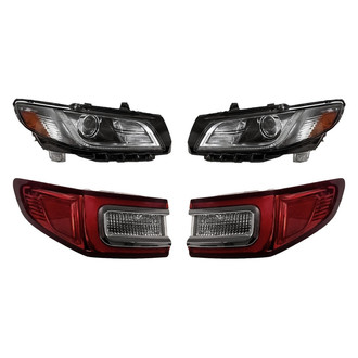 Replacement - 4-Piece Kit (Driver and Passenger Side Headlights, Driver and Passenger Side Outer Tail Lights)