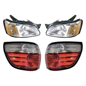 Replacement - 4-Piece Kit (Driver and Passenger Side Headlights, Driver and Passenger Side Outer Tail Lights)