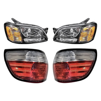 Replacement - 4-Piece Kit (Driver and Passenger Side Headlights, Driver and Passenger Side Outer Tail Lights)