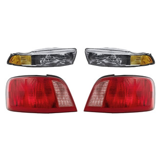 Replacement - 4-Piece Kit (Driver and Passenger Side Headlights, Driver and Passenger Side Tail Lights)