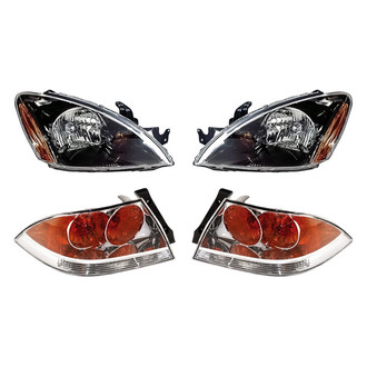 Replacement - 4-Piece Kit (Driver and Passenger Side Headlights, Driver and Passenger Side Tail Lights)