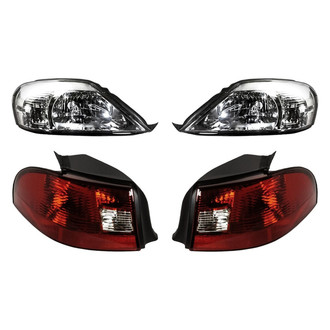 Replacement - 4-Piece Kit (Driver and Passenger Side Headlights, Driver and Passenger Side Tail Lights)