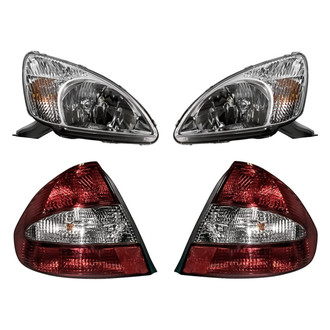 Replacement - 4-Piece Kit (Driver and Passenger Side Headlights, Driver and Passenger Side Tail Lights)