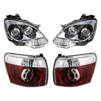 Replacement - 4-Piece Kit (Driver and Passenger Side Headlights, Driver and Passenger Side Outer Tail Lights)