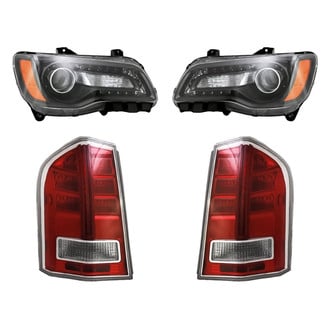 Replacement - 4-Piece Kit (Driver and Passenger Side Headlights, Driver and Passenger Side Tail Lights)