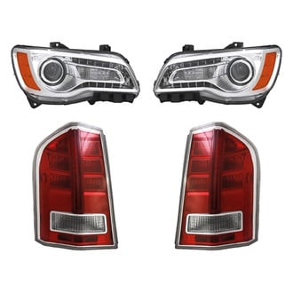 Replacement - 4-Piece Kit (Driver and Passenger Side Headlights, Driver and Passenger Side Tail Lights)