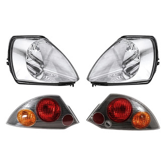 Replacement - 4-Piece Kit (Driver and Passenger Side Headlights, Driver and Passenger Side Tail Lights)
