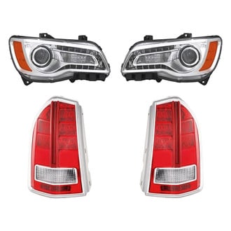 Replacement - 4-Piece Kit (Driver and Passenger Side Headlights, Driver and Passenger Side Tail Lights)