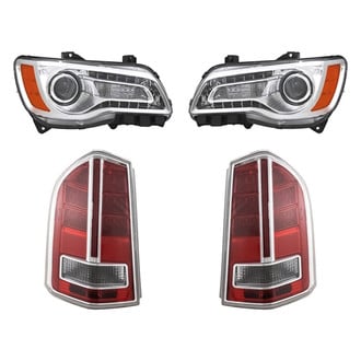 Replacement - 4-Piece Kit (Driver and Passenger Side Headlights, Driver and Passenger Side Tail Lights)