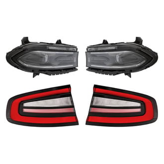 Replacement - 4-Piece Kit (Driver and Passenger Side Headlights, Driver and Passenger Side Outer Tail Lights)