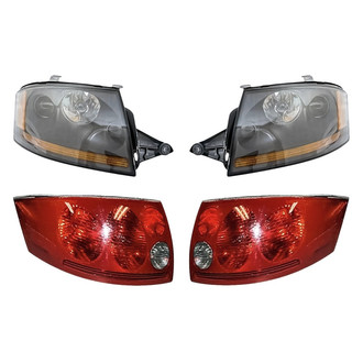 Replacement - 4-Piece Kit (Driver and Passenger Side Headlights, Driver and Passenger Side Tail Lights)