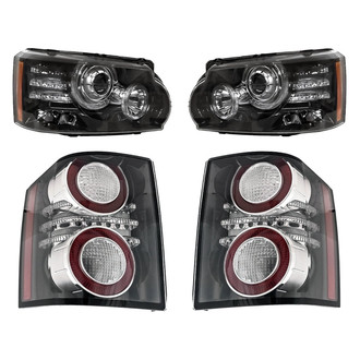 Replacement - 4-Piece Kit (Driver and Passenger Side Headlights, Driver and Passenger Side Tail Lights)
