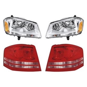Replacement - 4-Piece Kit (Driver and Passenger Side Headlights, Driver and Passenger Side Tail Lights)