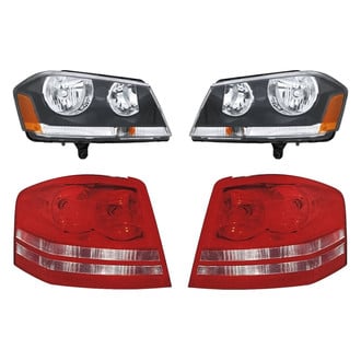 Replacement - 4-Piece Kit (Driver and Passenger Side Headlights, Driver and Passenger Side Tail Lights)