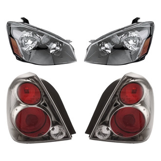 Replacement - 4-Piece Kit (Driver and Passenger Side Headlights, Driver and Passenger Side Tail Lights)