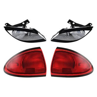 Replacement - 4-Piece Kit (Driver and Passenger Side Headlights, Driver and Passenger Side Outer Tail Lights)