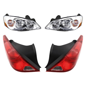 Replacement - 4-Piece Kit (Driver and Passenger Side Headlights, Driver and Passenger Side Tail Lights)