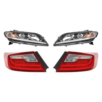 Replacement - 4-Piece Kit (Driver and Passenger Side Headlights, Driver and Passenger Side Tail Lights)