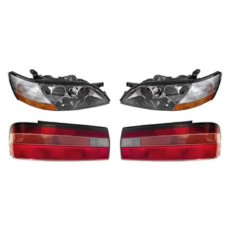 Replacement - 4-Piece Kit (Driver and Passenger Side Headlights, Driver and Passenger Side Tail Lights)