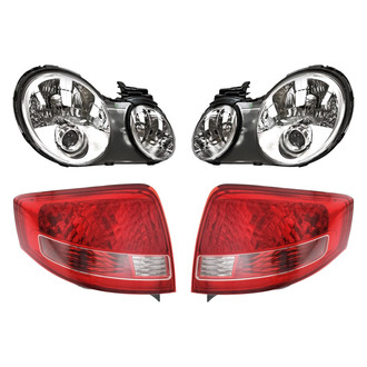 Replacement - 4-Piece Kit (Driver and Passenger Side Headlights, Driver and Passenger Side Tail Lights)