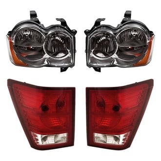 Replacement BNDL-278102 - 4-Piece Kit (Driver and Passenger Side Headlights, Driver and Passenger Side Tail Lights)