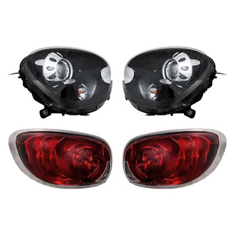 Replacement - 4-Piece Kit (Driver and Passenger Side Headlights, Driver and Passenger Side Tail Lights)