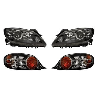 Replacement - 4-Piece Kit (Driver and Passenger Side Headlights, Driver and Passenger Side Outer Tail Lights)
