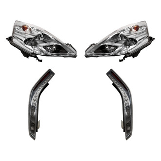 Replacement - 4-Piece Kit (Driver and Passenger Side Headlights, Driver and Passenger Side Tail Lights)