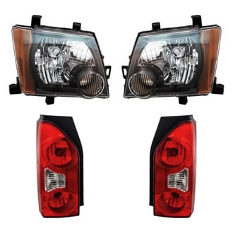 Replacement - 4-Piece Kit (Driver and Passenger Side Headlights, Driver and Passenger Side Tail Lights)