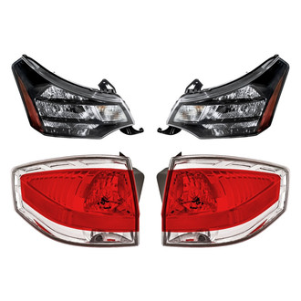 Replacement - 4-Piece Kit (Driver and Passenger Side Headlights, Driver and Passenger Side Tail Lights)