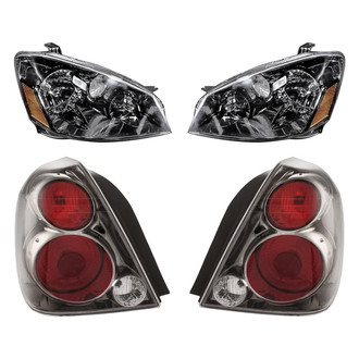 Replacement - 4-Piece Kit (Driver and Passenger Side Headlights, Driver and Passenger Side Tail Lights)