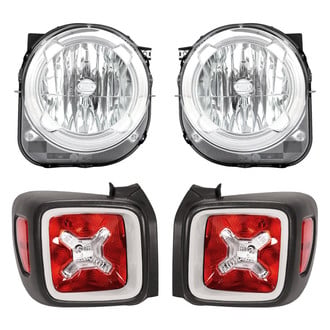 Replacement - 4-Piece Kit (Driver and Passenger Side Headlights, Driver and Passenger Side Tail Lights)