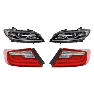 Replacement - 4-Piece Kit (Driver and Passenger Side Headlights, Driver and Passenger Side Tail Lights)