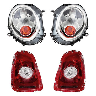 Replacement - 4-Piece Kit (Driver and Passenger Side Headlights, Driver and Passenger Side Tail Lights)