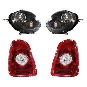 Replacement - 4-Piece Kit (Driver and Passenger Side Headlights, Driver and Passenger Side Tail Lights)