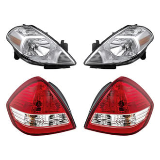 Replacement - 4-Piece Kit (Driver and Passenger Side Headlights, Driver and Passenger Side Tail Lights)