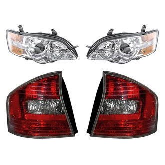 Replacement - 4-Piece Kit (Driver and Passenger Side Headlights, Driver and Passenger Side Tail Lights)