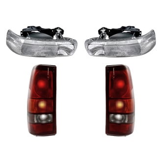 Replacement - 4-Piece Kit (Driver and Passenger Side Headlights, Driver and Passenger Side Tail Lights)