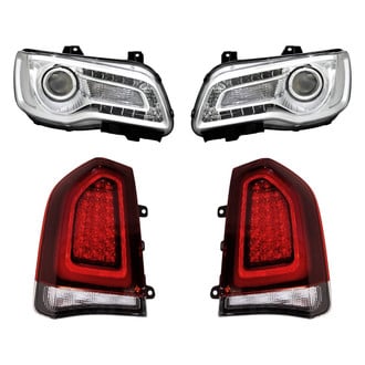 Replacement - 4-Piece Kit (Driver and Passenger Side Headlights, Driver and Passenger Side Tail Lights)