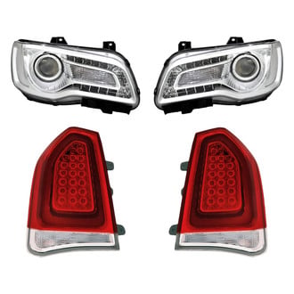 Replacement - 4-Piece Kit (Driver and Passenger Side Headlights, Driver and Passenger Side Tail Lights)