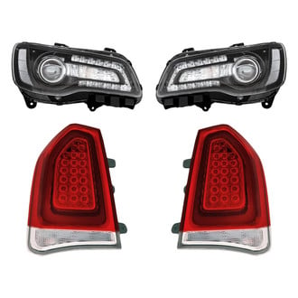 Replacement - 4-Piece Kit (Driver and Passenger Side Headlights, Driver and Passenger Side Tail Lights)
